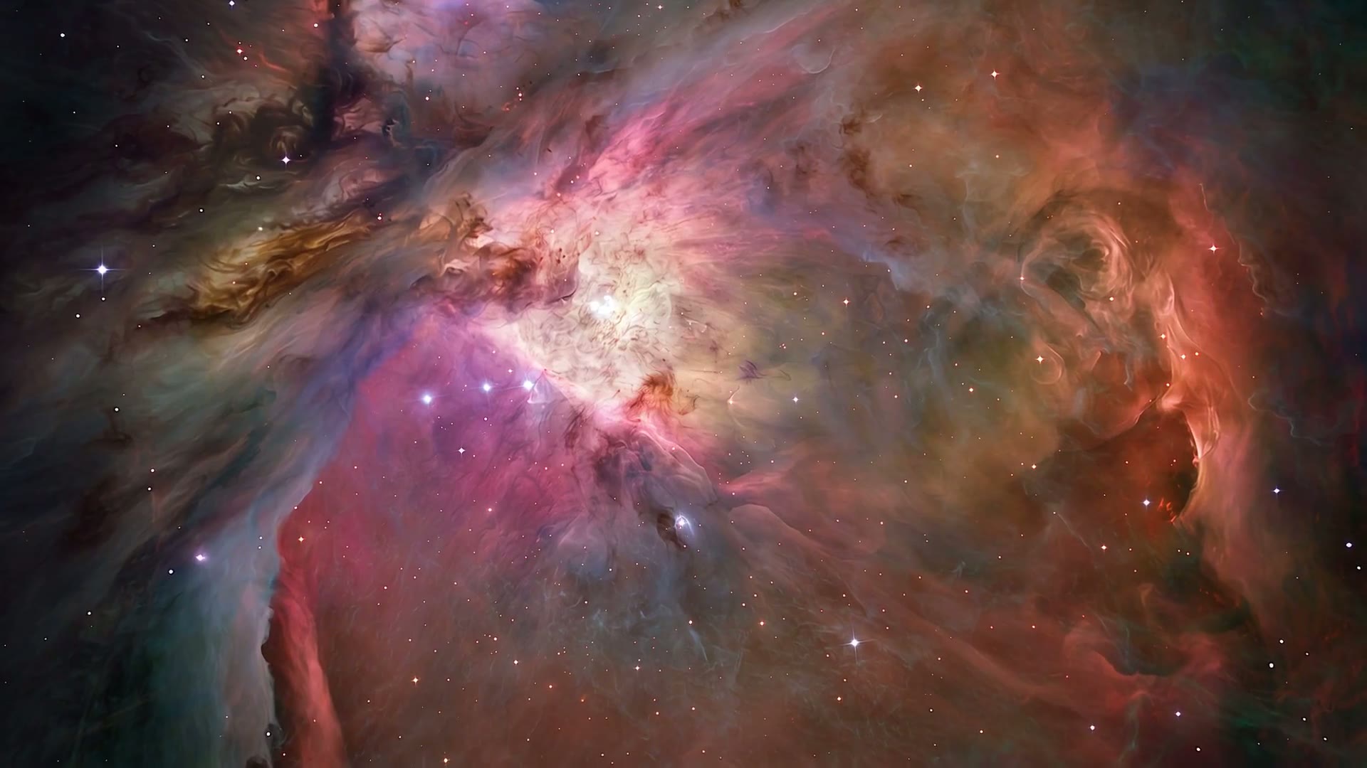 The Orion Nebula (M42), photographed by the Hubble Space Telescope